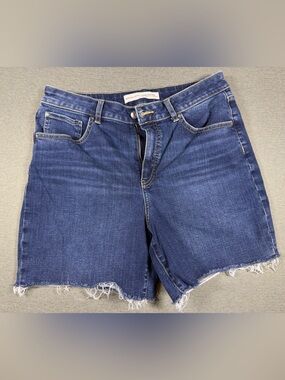 Denver Hayes Dark Blue Denim Cutoff Shorts